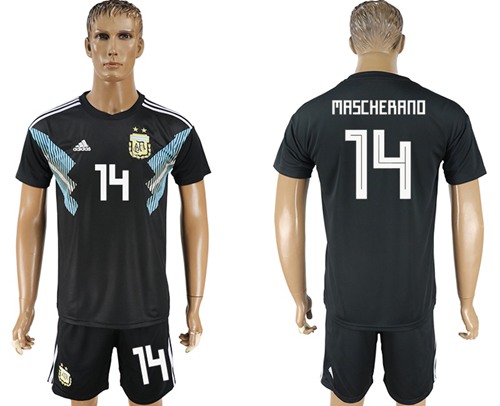 Argentina #14 Mascherano Away Soccer Country Jersey - Click Image to Close